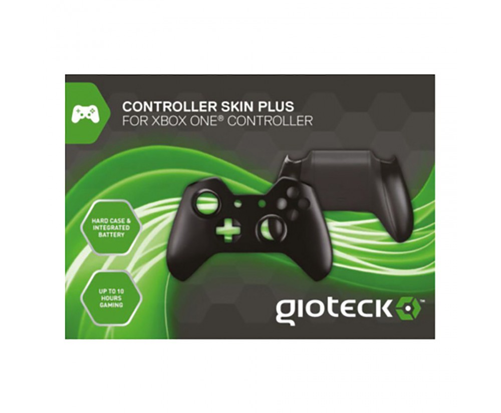 Charger - Xbox One - Controller Skin Plus Charger - Black (Gioteck)
