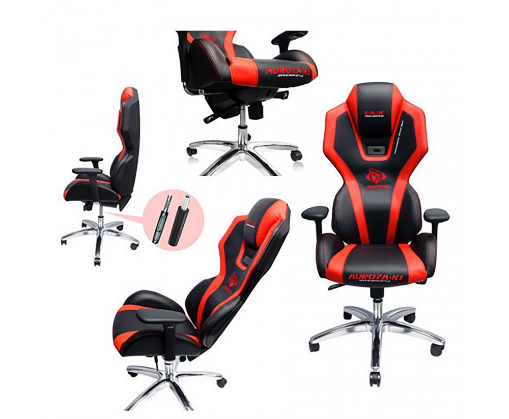Gaming Chair - PC - Auroza-XI Gaming Chair - Red Gaming Chair - PC - Auroza-XI Gaming Chair - Red