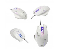 Mazer EMS642 Wired White Gaming Mouse - PC