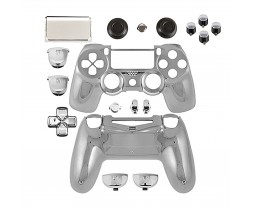 PS4 Full Housing Repair Shell Chrome Silver