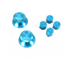 PS4 Repair Aluminum Buttons&Analog Sticks in Blue