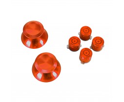 PS4 Red Aluminum Buttons&Analog Sticks