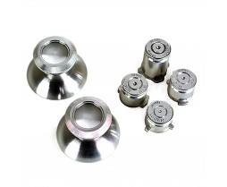 Xbox One Silver Repair Aluminum Buttons&Analog Sticks