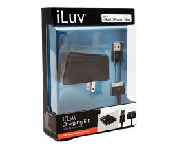 Adapter - iPad - USB AC Adapter with Cable (iLuv)