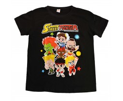 Street Fighter T-Shirt Medium Black? Mini Street Fighter Characters