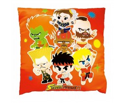 Street Fighter Square Pillow in Orange