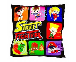 Street Fighter Pillow in Black