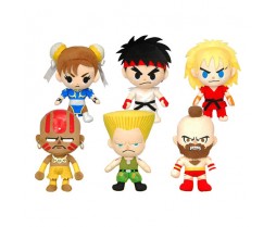 Asst 6pc Set - Capcom Street Fighter 7" Plush