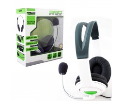 Pro Gamer XBOX 360 Headset with Mic in White Large