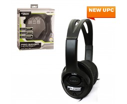XBOX Live XBOX 360 Pro Gamer Headset w/Mic in Black Large