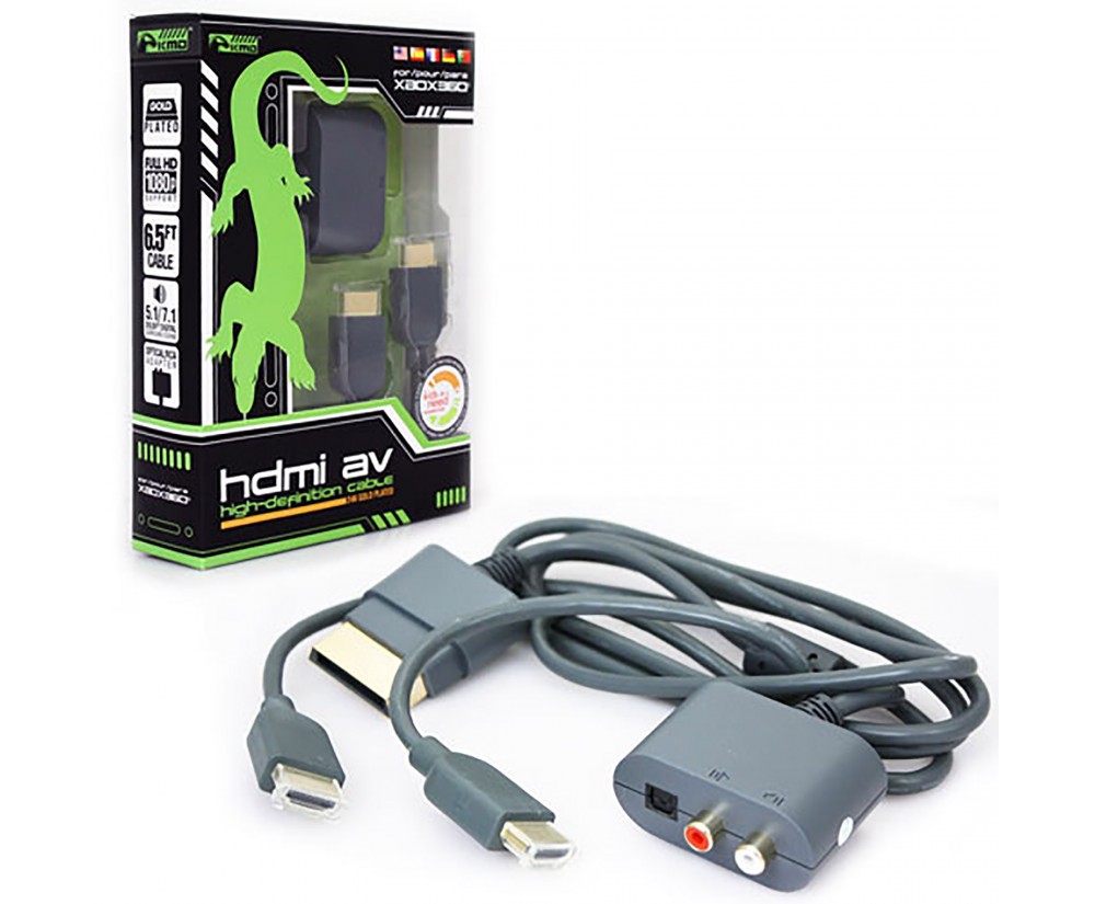 Xbox 360 HDMI AV Cable in Grey (KMD)