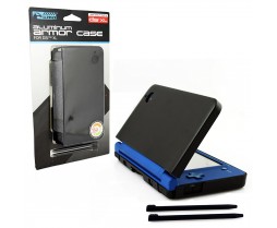 Nintendo DSI XL Black Aluminum Armor Case&Dual Stylus Set