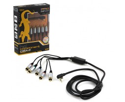 PSP 2000/3000 TV Component Cable Gold Plated