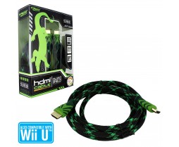 Monster Style HDMI Gold Plated Cable QST Series w/Nylon Mesh 8FT by KMD