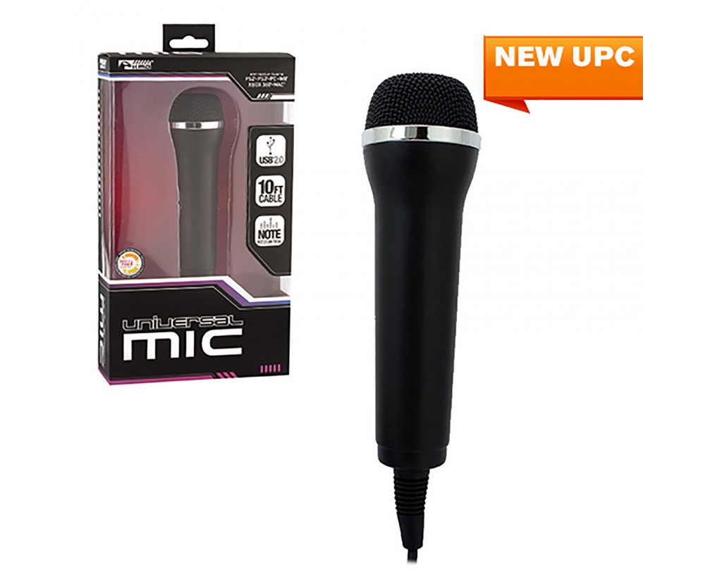 USB Singing Microphone for Guitar Hero/Rock Band/PS2/PS3/PC/WII/Xbox360/Mac Compatible