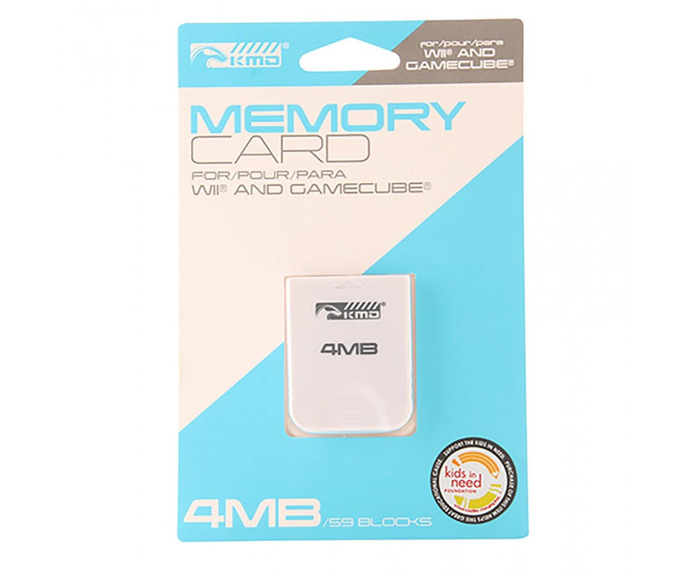 4MB - Nintendo Wii Memory Card&Gamecube Compatible - 59 Blocks