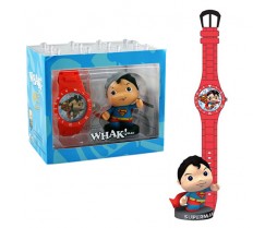 Little Mates - Toy - Whak! Watch and Figurine -Superman (DC Universe)