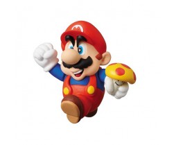 Super Detailed Super Mario Bros Mario w/Mushroom Figure