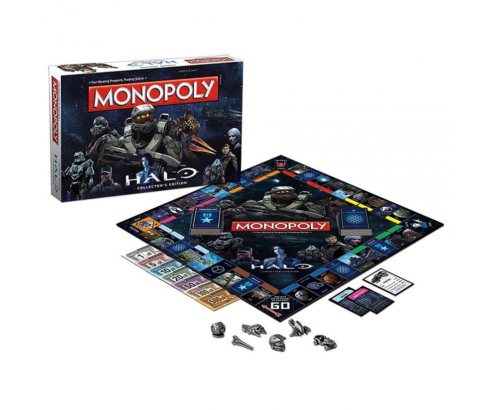 Halo Collector's Edition Monopoly Board Game Halo Collector's Edition Monopoly Board Game
