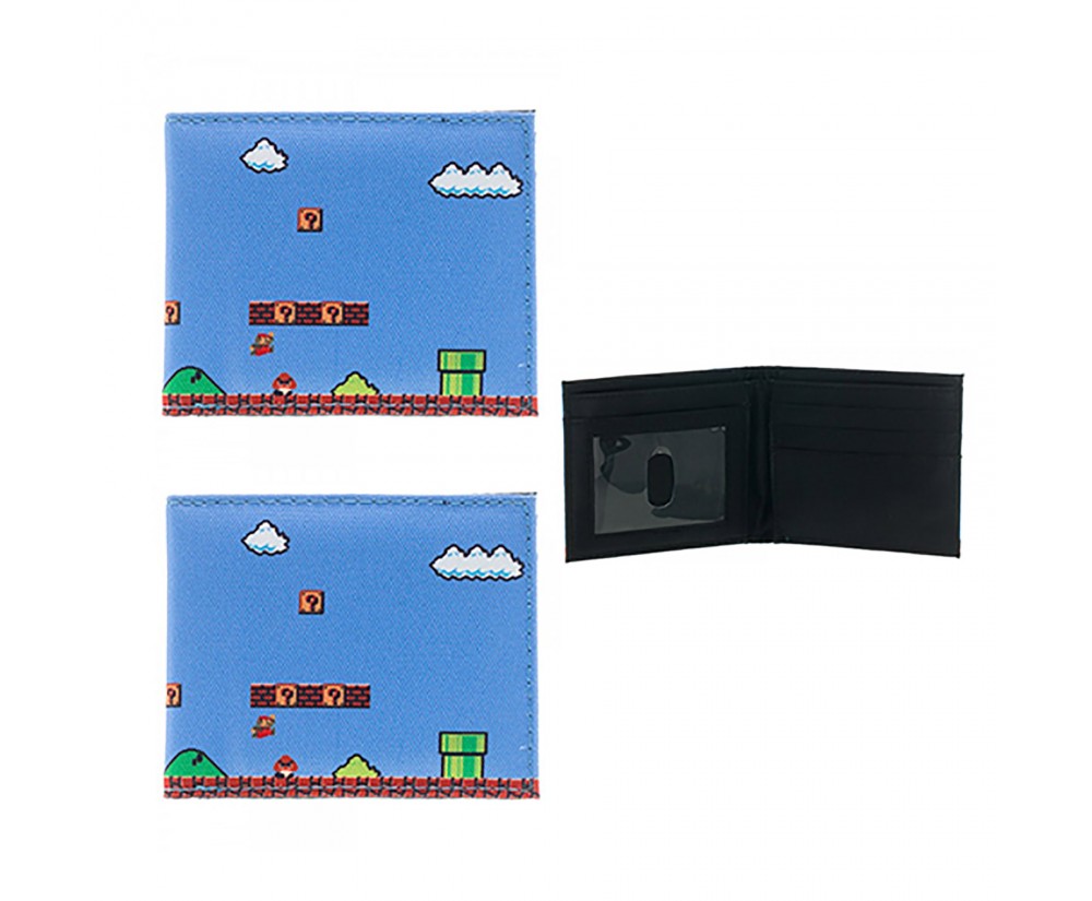 Wallet - Novelty - Nintendo - Super Mario Sublimated Bi-Fold