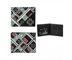 Wallet - Novelty - Nintendo - Controller All Over Print Bi-Fold