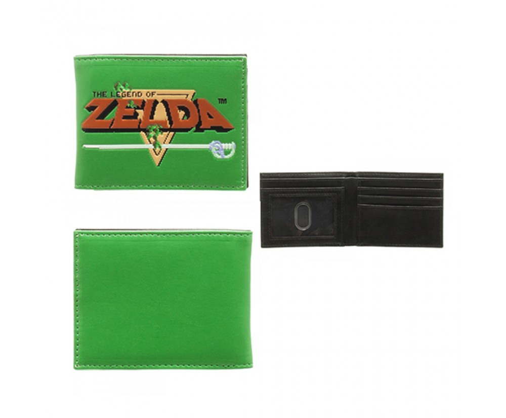 Wallet - Novelty - Nintendo - Zelda Green Bi-Fold