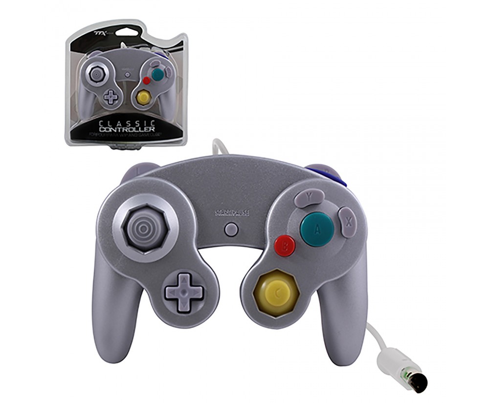 Gamecube&Wii Silver Replacement Controller New (TTX Tech)