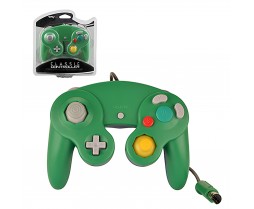 Wii - Gamecube - Controller - Wired - New - Green-Blue (TTX Tech)