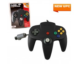 Original Design Nintendo N64 Black Controller (TTX TECH)