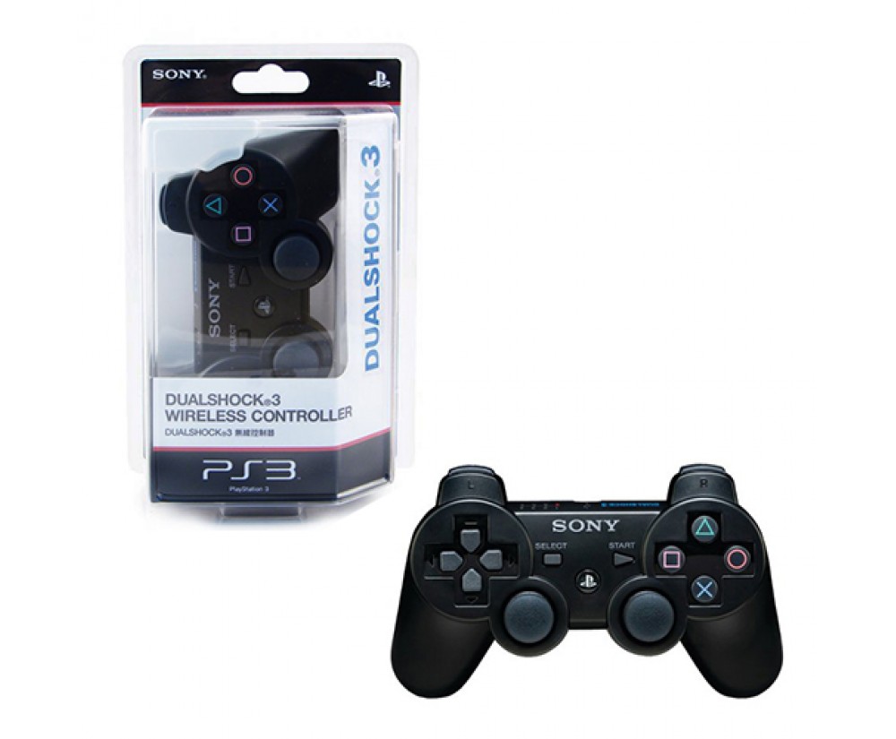 PS3 DualShock 3 Wireless Controller Black ASN Version (Sony)