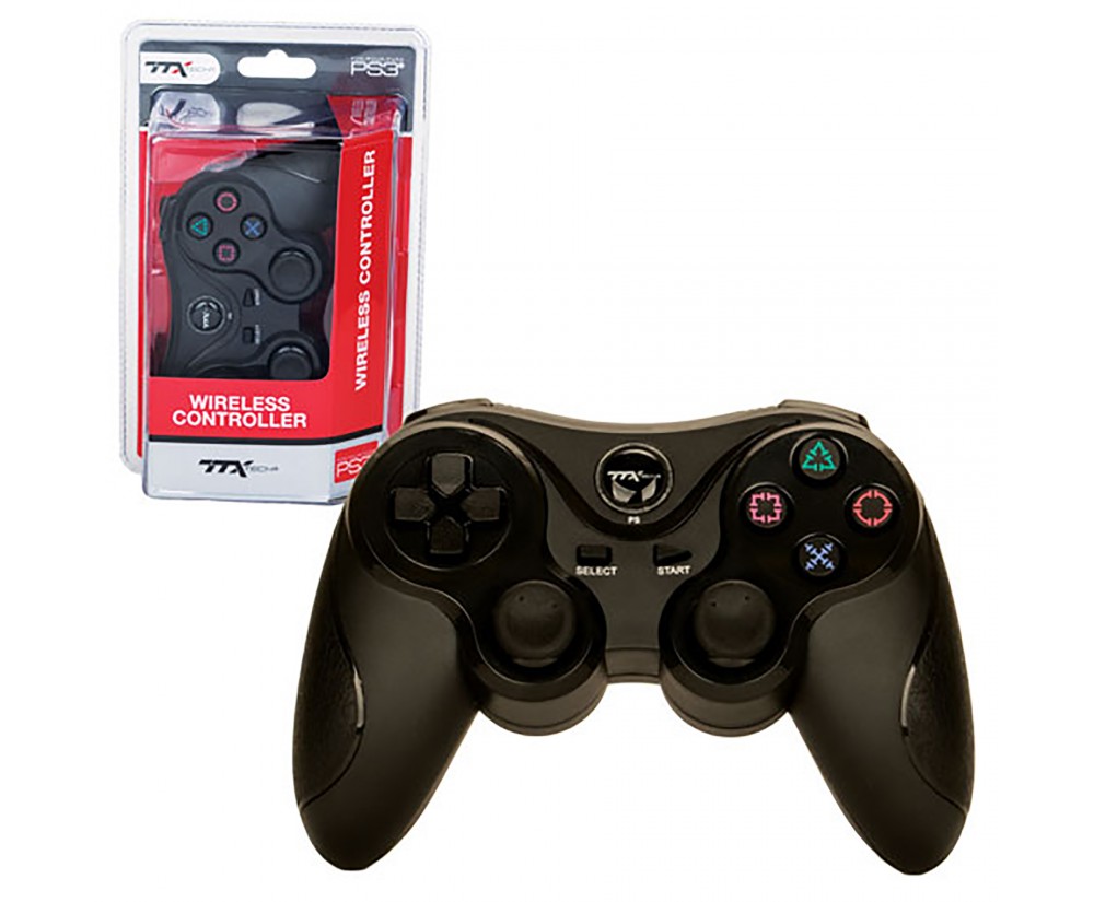 Controller - PS3 - Wireless - 2.4 GHZ Controller - Black (TTX Tech) Controller - PS3 - Wireless - 2.4 GHZ Controller - Black (TTX Tech)