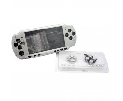 Repair Part - PSP 2000 - Full Housing Shell - Silver (Third Party)