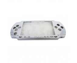 Repair Part - PSP 1000 - Metallic Faceplate - FRONT SHELL ONLY - Silver (Third Party)