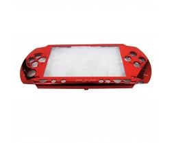 Repair Part - PSP 1000 - Metallic Faceplate - FRONT SHELL ONLY - Metallic Flame Red (Third Party)
