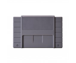 Case - SNES - Snap-On Replacement Cartridge Case - Grey - Bulk New (Third Party)