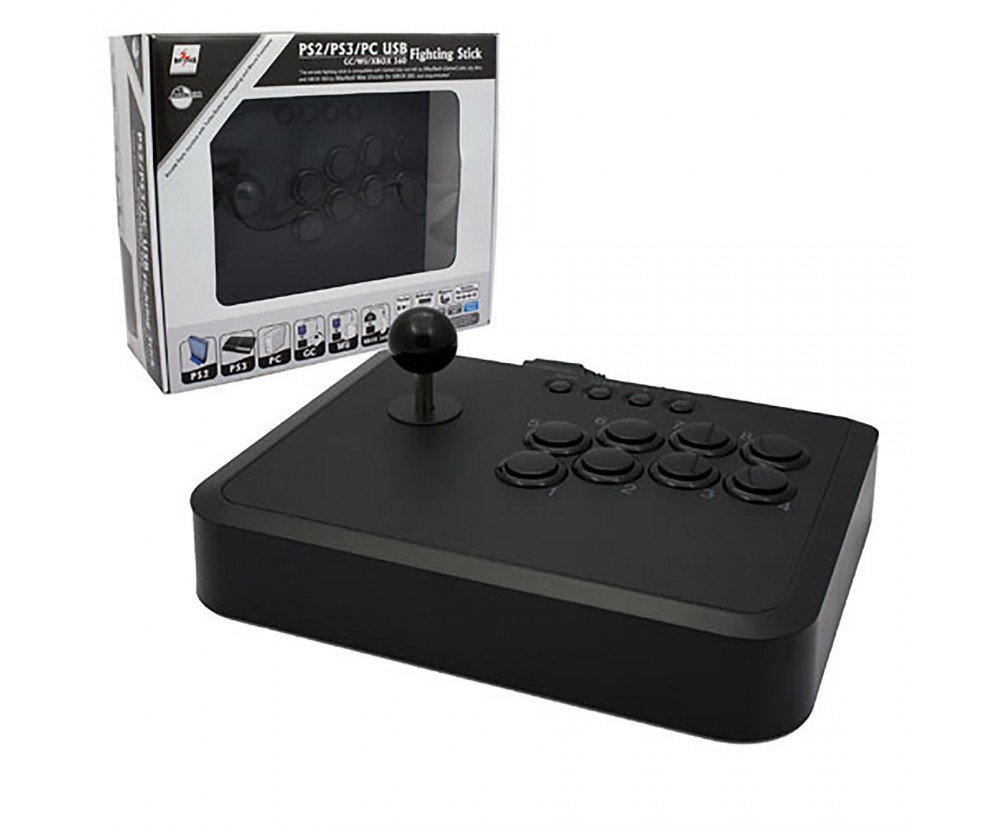 Controller - Universal - Fight Stick - PS2/PS3/USB - Arcade Fighting Stick (Mayflash)