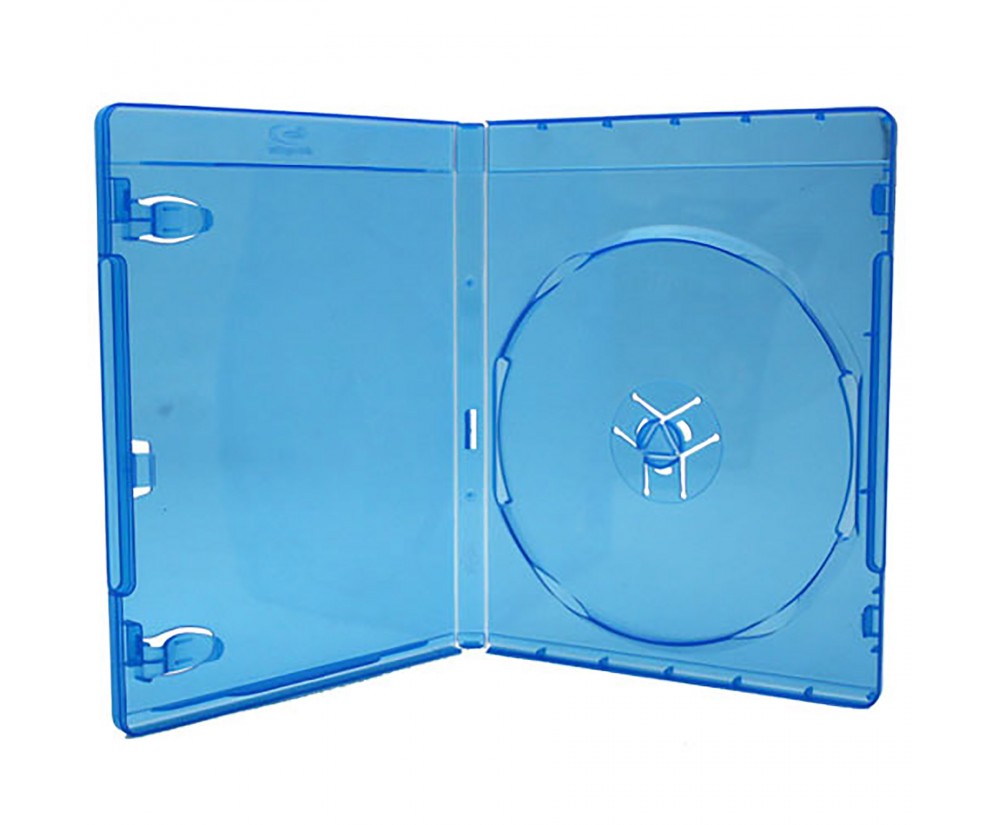 Media Package - Universal - Blu-Ray Disc Case - 12MM - Clear Blue Media Package - Universal - Blu-Ray Disc Case - 12MM - Clear Blue