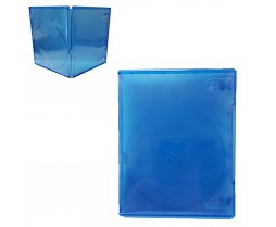 Single PS4 / Blu-ray Case - PS4 Replacement Retail Game Case - 14mm Blue
