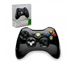 Controller - Xbox 360 - Wireless - Chrome - Limited Edition - Black (Microsoft)