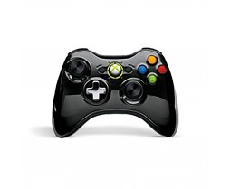 Controller - Xbox 360 - Wireless - Refurbished - Chrome Black (Microsoft)