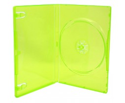 Media Package - Universal - DVD Case - Single - 14MM - Clear Green (Third Party)