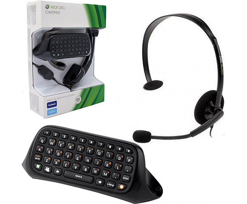 Adapter - Xbox 360 - Chat Pad - Black (Microsoft) Adapter - Xbox 360 - Chat Pad - Black (Microsoft)