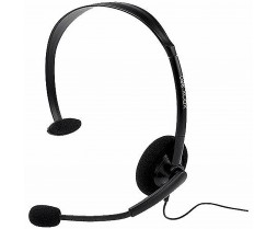 Headset - Xbox 360 - Wired - Black - Bulk (Microsoft)