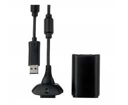 Charger - Xbox 360 - Play&Charge Kit - Refurbished (Microsoft)