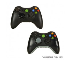 Controller - Xbox 360 - Wireless Refurbished with replaced button - Black (Microsoft)