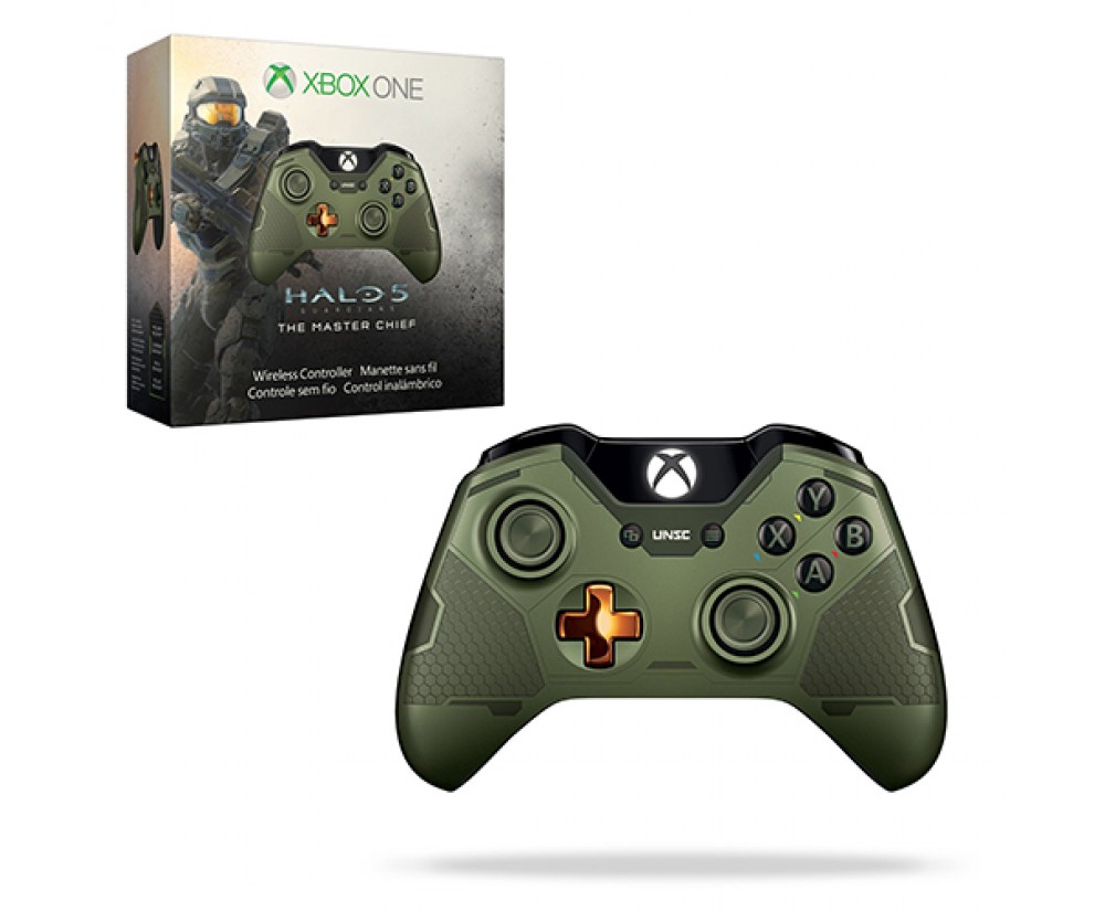 Controller - Xbox One - Wireless - Halo 5: Guardians - Master Chief - Limited Edition (Microsoft) Controller - Xbox One - Wireless - Halo 5: Guardians - Master Chief - Limited Edition (Microsoft)