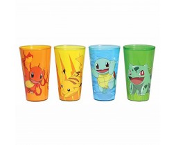 Pint Glass - Novelty - Pokemon - Character 4pk Set