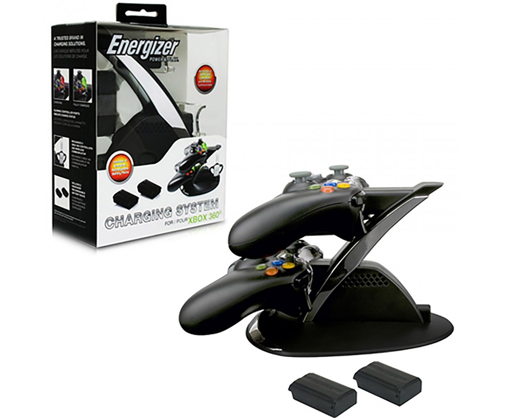 Charger - Xbox 360 - Energizer Charge Station with Batteries (PDP)