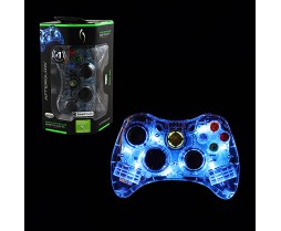 Controller - Xbox 360 - Wired - Microsoft Afterglow - Blue (PDP)