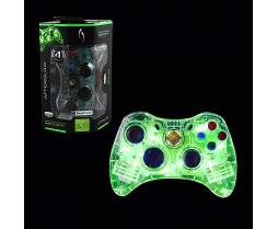 Controller - Xbox 360 - Wired - Microsoft Afterglow - Green (PDP)